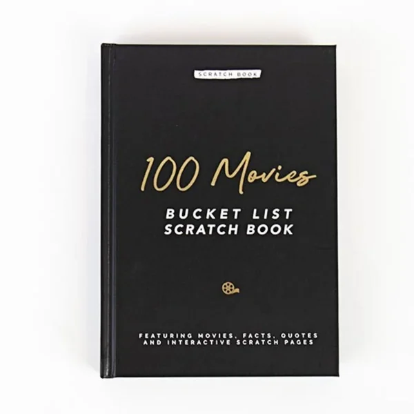 100 Movies Bucket List Scratch Book