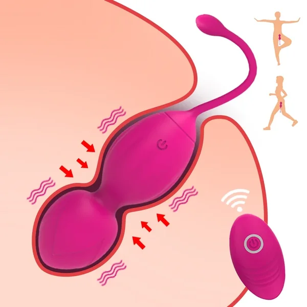 10 Speeds Wireless Remote Control Smart Ball Kegel Exerciser