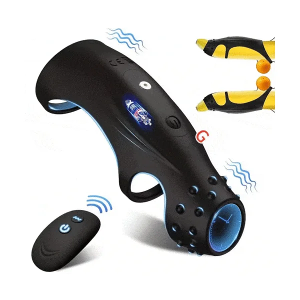 10 Vibrating Cock Ring G-spot Stimulator With Remote Control