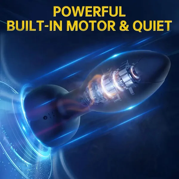 10 Vibrations 10 Rotation Modes Rechargeable G Spot Vibrator Anal Sex Toy