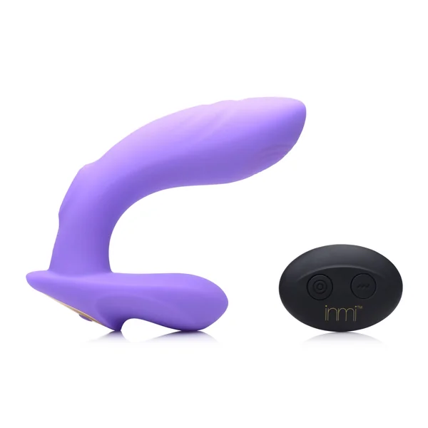 10x G-Tap Tapping Silicone G-Spot Vibrator - Purple