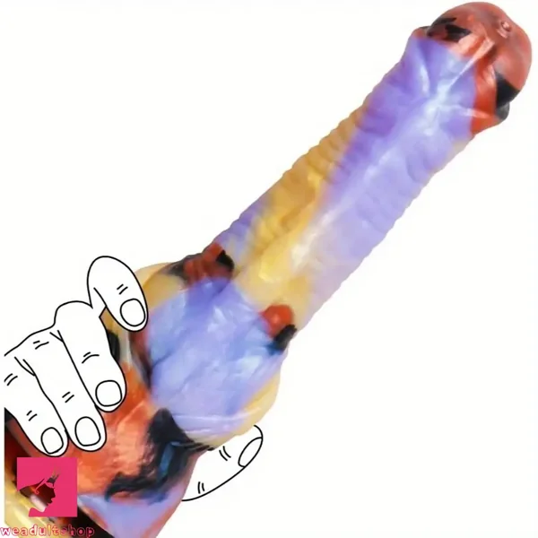 11.81in Monster Big Fantasy Dragon Knot Silicone Soft Dildo For Animal Sex