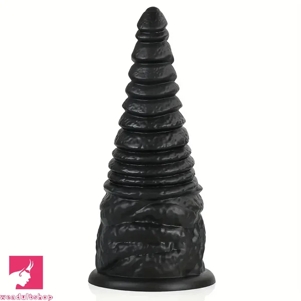 11in Huge Silicone Thick Anal Plug Dildo With Tapered Glans Ass Stretcher