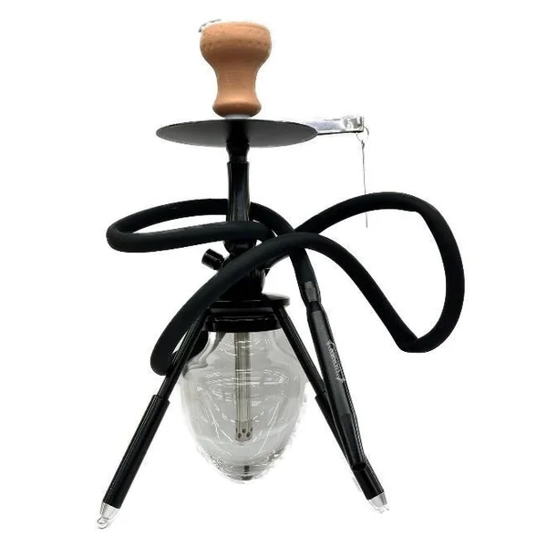 12in Floating Hookah With 3 Leg Stand And Silicon Hose