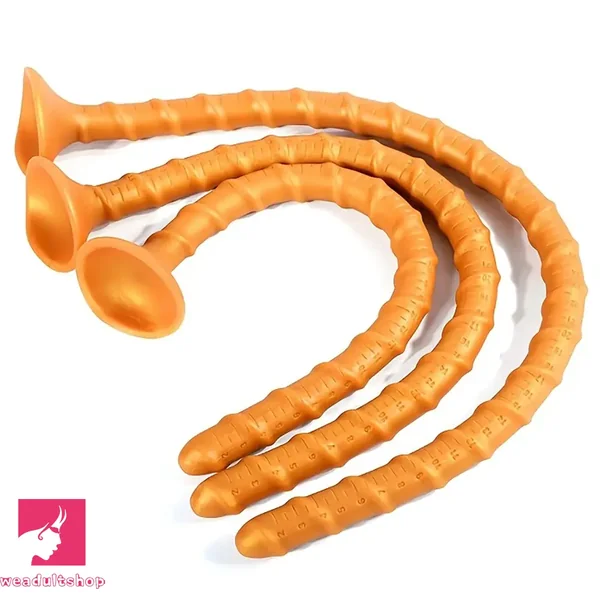 15.78in 19.28in 23.42in Extra-Long Silicone Male G Spot Dildo With Scale