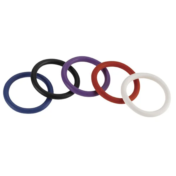 1.5IN NITRILE C-RINGS RAINBOW
