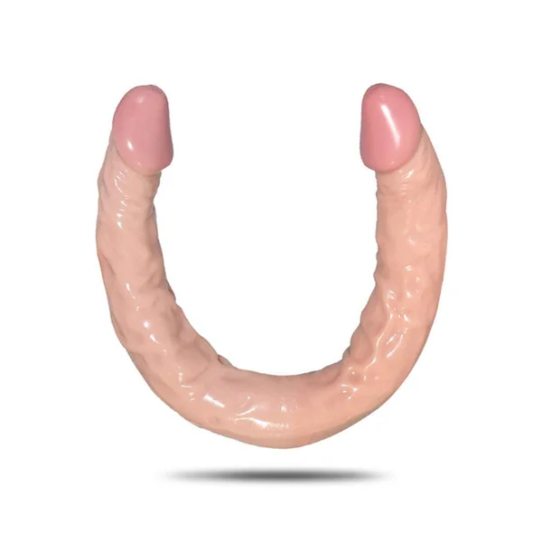 16.5in Flexible Double Dildo Long U Shape For Gay Lesbian