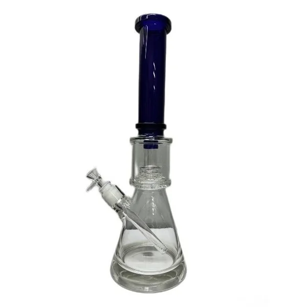 18in Beaker Double Chamber Waterpipe W/ Matrix Perk