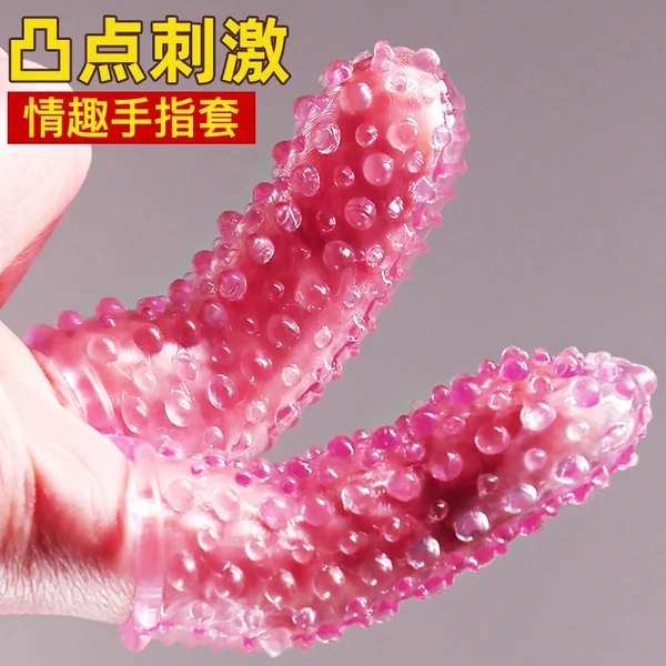 1 Pair Sex Finger Sleeves Clitoris Vibrator Stimulator Vagina Strapon Sex Toys For Woman Sex Erotic Adults Products For Couples