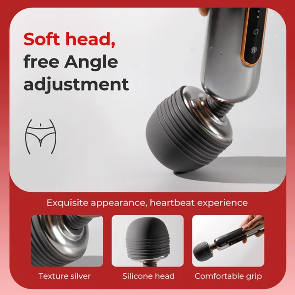 2024 March New arrival QiaRan Smart Heating Wand Vibrator Female AV Stick