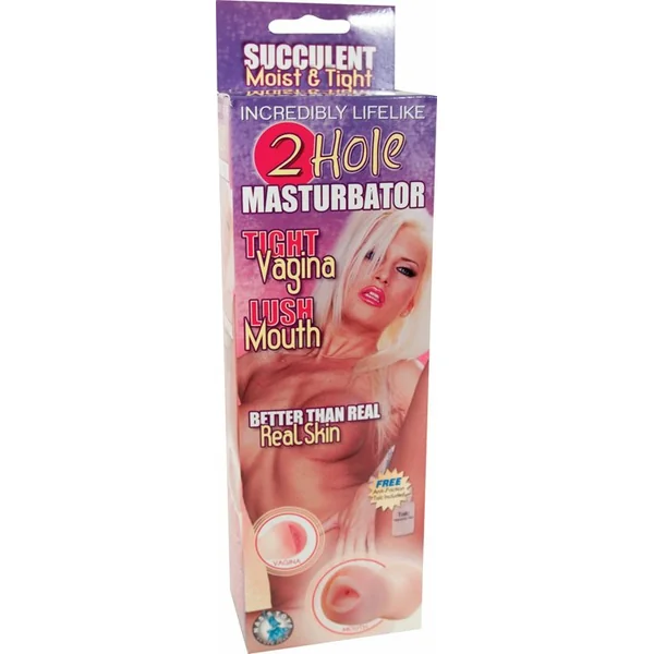 2 HOLE MASTURBATOR