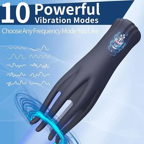 2-in-1 Glans Massager Penis Delay Trainer Exerciser