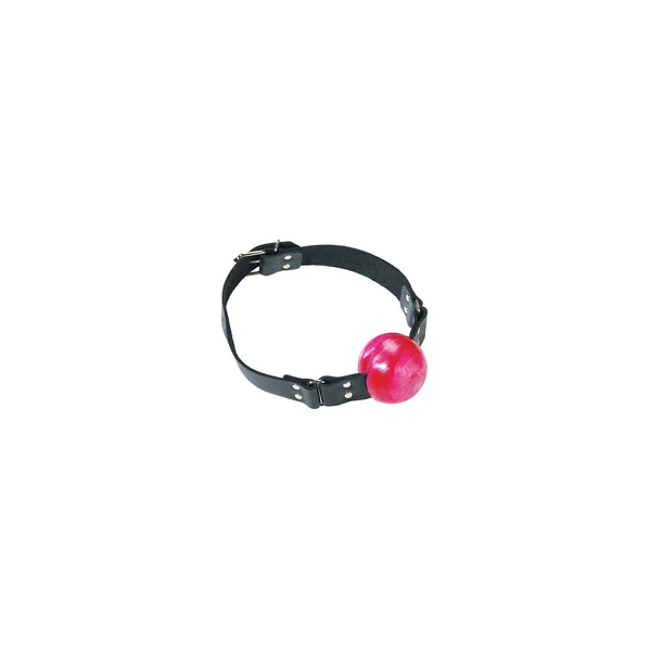 2IN RED BALL GAG W/BUCKLE