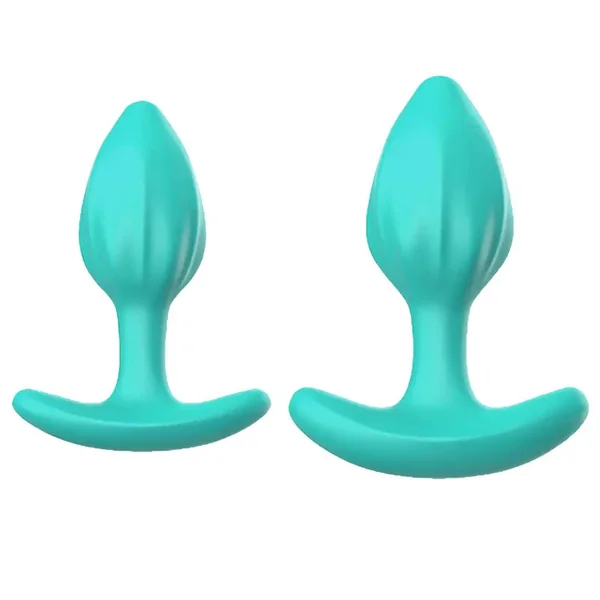 2pcs Butt Plug Anal Sex Toy Silicone Anal Plug Heartbeat For Women Men