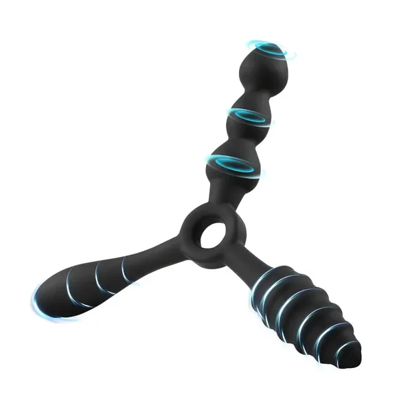 3 In 1 Butt Plug Training Set Tapered Designs For Easy Insertion Silicone