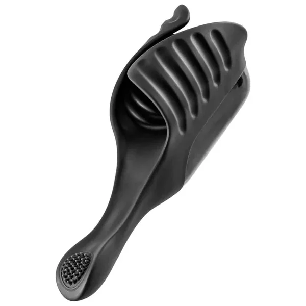 3-in-1 Masturbator - Blue Junker | Vibrating & Tapping for Glans, Testicles & Perineum