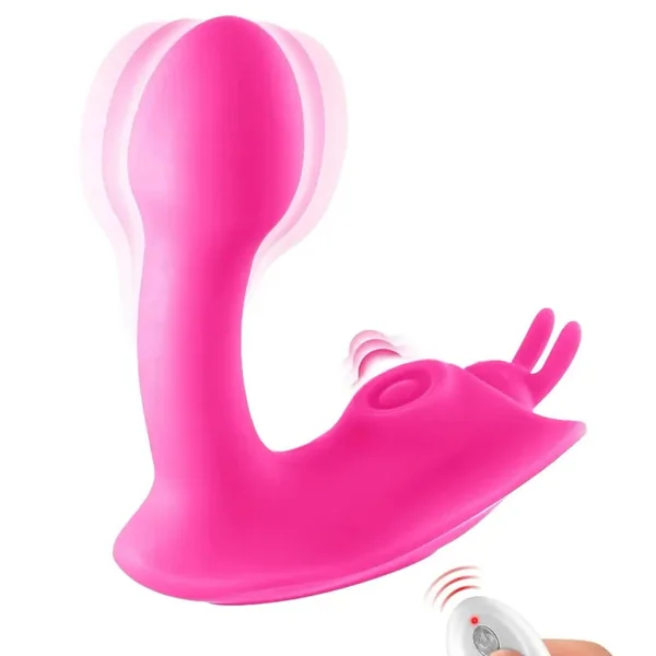 3-in-1 Panty Vibrator - Butterfly de Yoba Paris | Clitoris, Vulva & G-Spot
