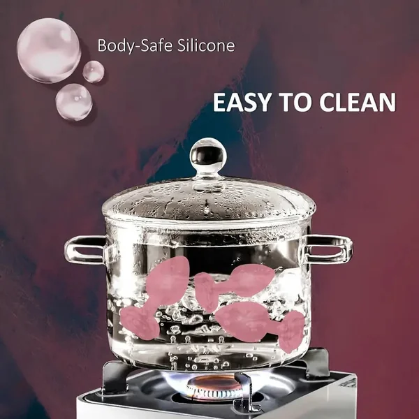 3Pcs Pink Rose Silicone Anal Plugs Rose Sex Toy For Anal Expansion