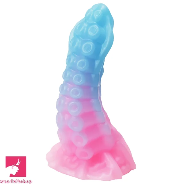 5.9in 6.69in 8.66in Big Animal Tentacle Silicone Soft Dildo For Prostate