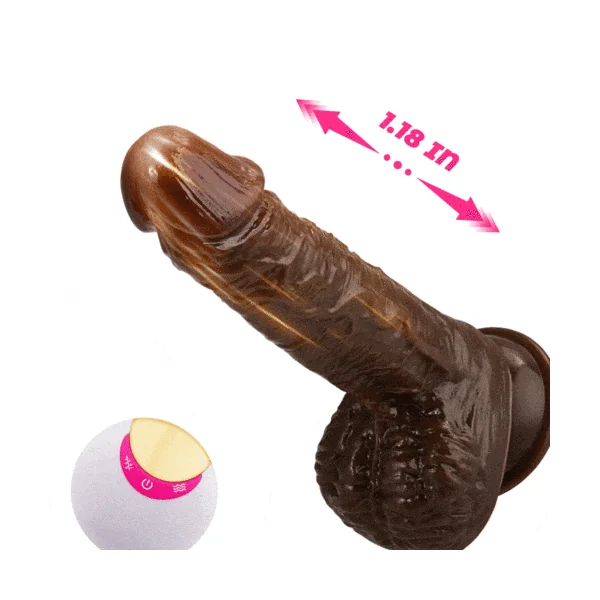 6.69‘’ Lurevibe - 8 Thrusting Vibrating Simulation Penis Wireless Vibration Dildo