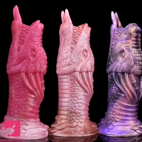 6.88in Realistic Dragon Animal Cock Sleeve 3 Colors Hollow Dildo Sheath