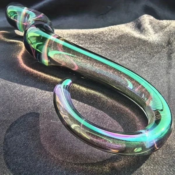 7.67 inch Fantasy Crystal Sex Toy Orgasmic Butt Plug Dildo For Adults