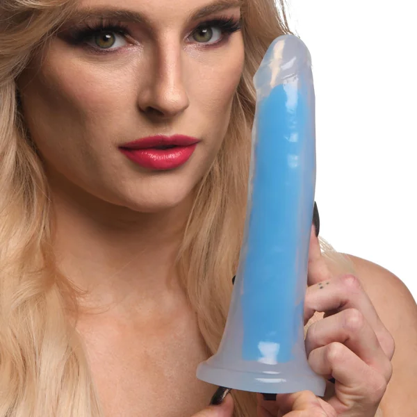 7 Inch Glow-in-the-dark Silicone Dildo