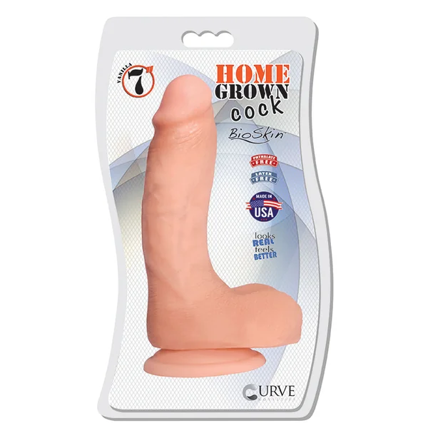 7 Inch Home Grown Cock - Vanilla