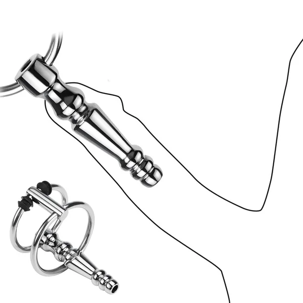 7mm Metal Urethral Sounding Male Sex Toy Penis Plug For Delay Ejaculation