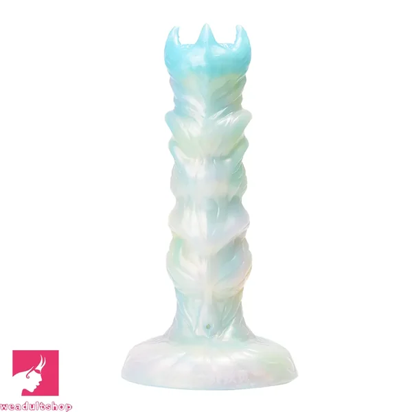 8.18in Soft Fleshy Texture Big Odd Ovipositor Egg Laying Inflatable Dildo