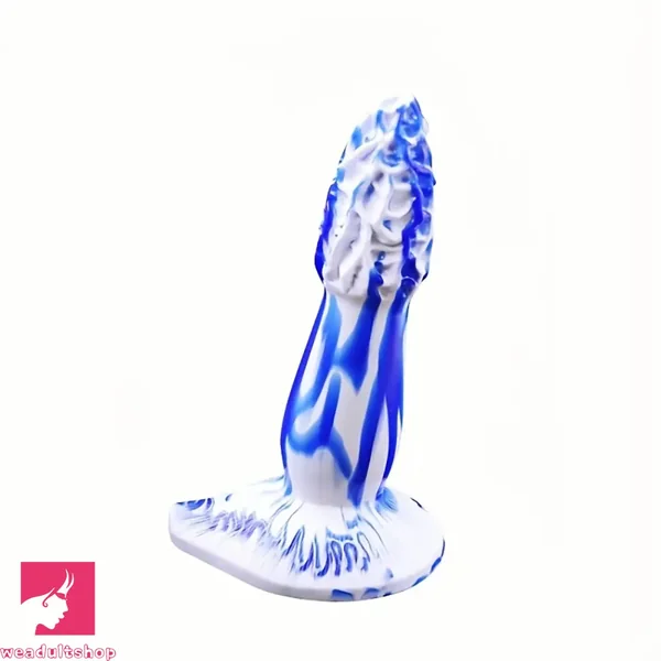 8.2in Realistic Fantasy Dildo For Hands-free Sex Flexible Shaft Testicles