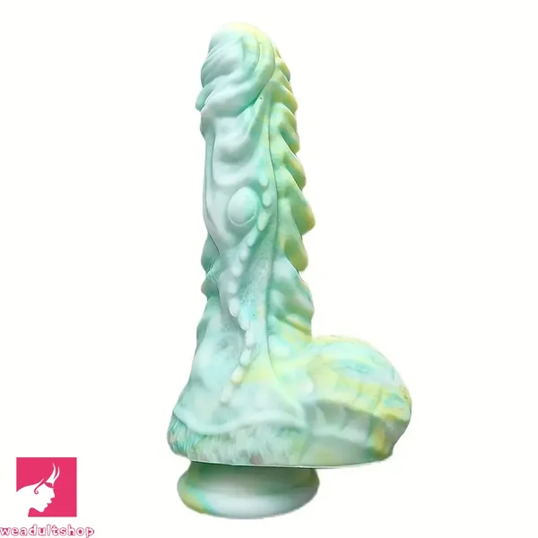 8.66in Dragon Giant Fantasy Reality Thick G-spot Soft Silicone Anal Dildo
