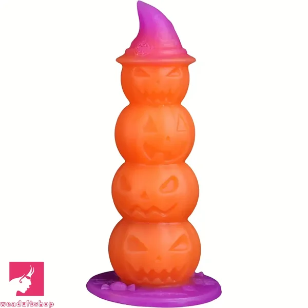9.84in Luminous Pumpkin Fantasy Monster Cock For Halloween Dildo