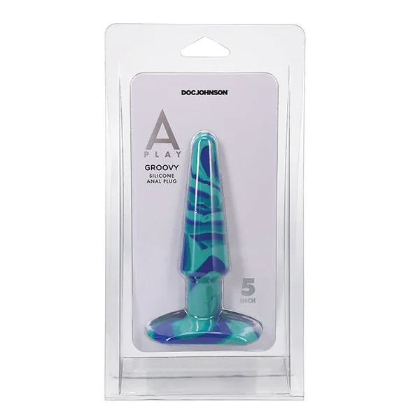 A Play 5" Groovy Silicone Anal Plug