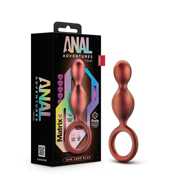 AA Matrix “Duo” Loop Butt Plug -Copper
