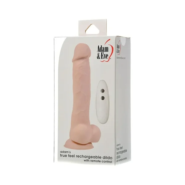 Adam & Eve Adam’s True Feel Rechargeable Dildo with Remote Control