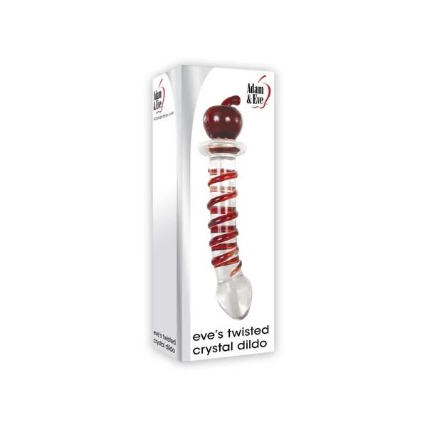 ADAM & EVE EVE’S TWISTED CRYSTAL DILDO