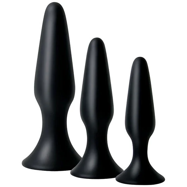 Adam & Eve Silicone Booty Boot Camp Anal Plug Training Kit