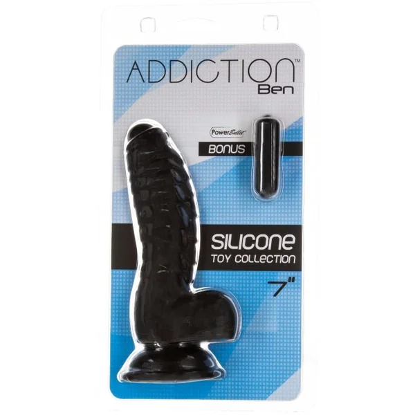 Addiction 100% Silicone Ben 7 Black