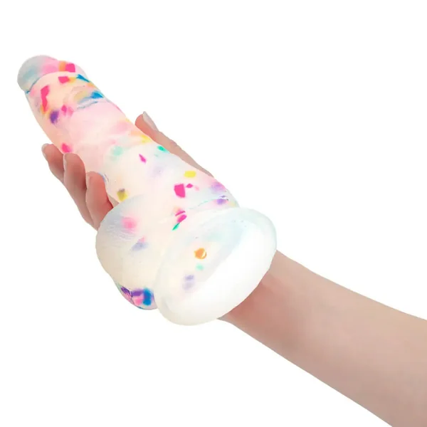 Addiction 7.5" Party Marty Silicone Confetti Dildo