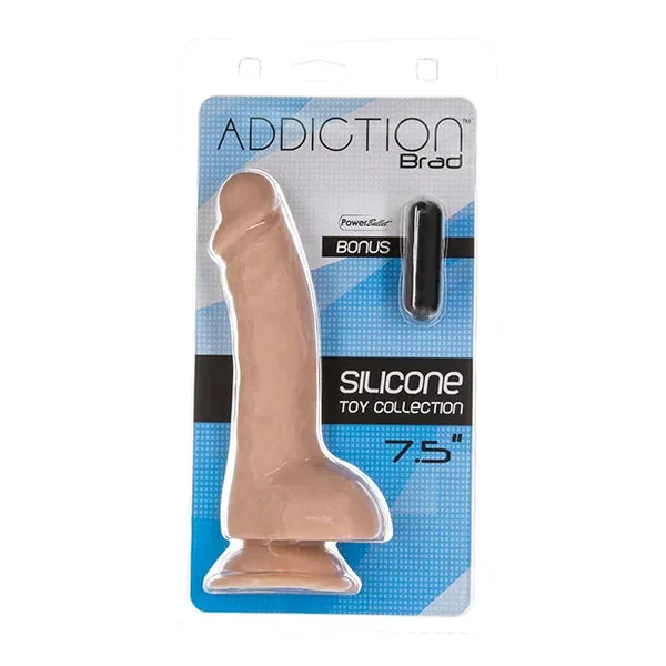 Addiction Brad 7.5″ Dildo – Beige