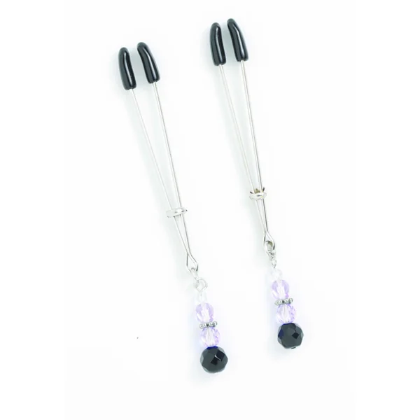 ADJ CLAMP W/PURPLE BEADS