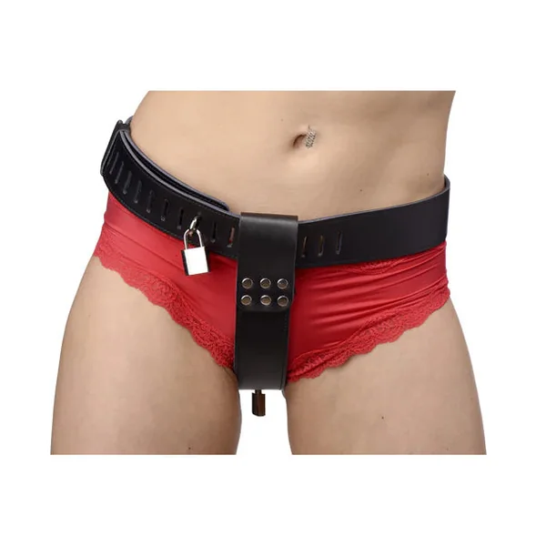 Adjustable Female Chastity Belt by XR