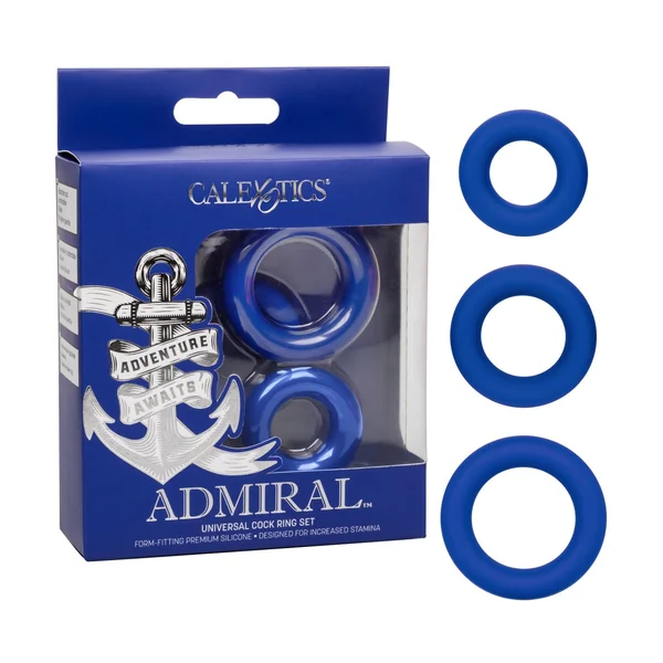 Admiral Universal Silicone 3 Piece C-Ring Set