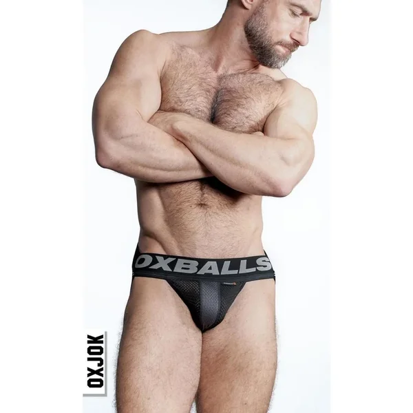 Airmesh Swagger Jock – Tar Black – Small