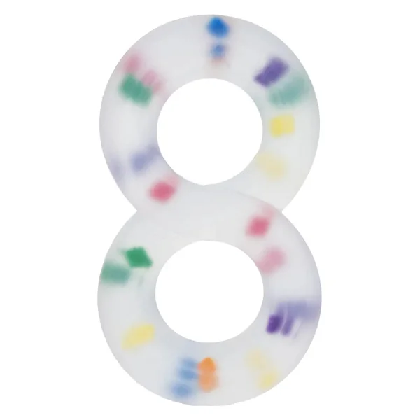Alpha™ Liquid Silicone Crazy 8® Party Ring