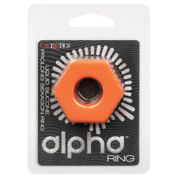 Alpha Liquid Silicone Prolong Sexagon Ring