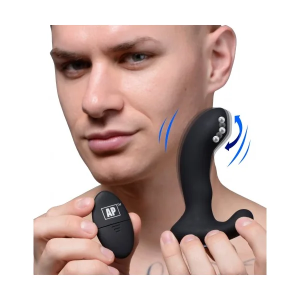 ALPHA-PRO 10X P-MASSAGE MOVING BEAD PROSTATE STIMULATOR