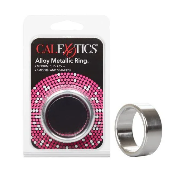 Aluminum Alloy Metallic Wide Cock Ring by Cal Exotics | Medium, Large, & XL