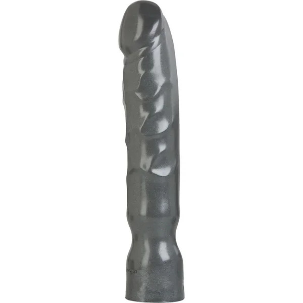 American Bombshell Big Boy Dildo 11.4in – Gun Metal